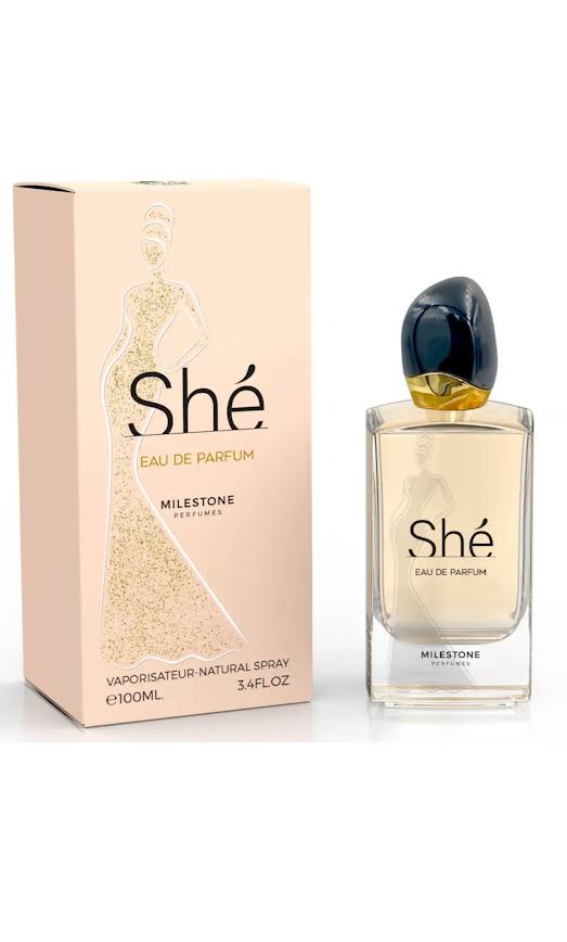 SHE EAU DE PERFUM BY MILESTONE- 3.4FL.OZ 100ML