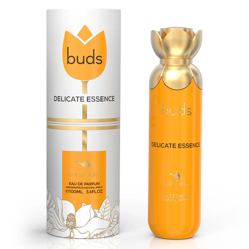 BUDS DELECATE ESSENCE FOR WOMAN BY LE CHAMEAU PROMO ENVIO GRATIS APARTIR DE   $85 RETAIL 3.4FL.OZ 100ML