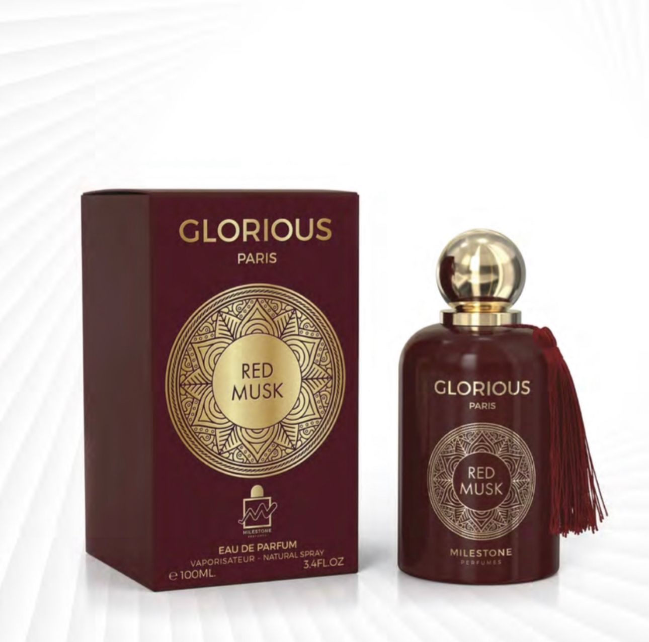 Glorious Paris Red Musk BY MILESTONE-PROMO ENVIO GRATIS APARTIR DE  $85 RETAIL 3.4FL.OZ 100ML