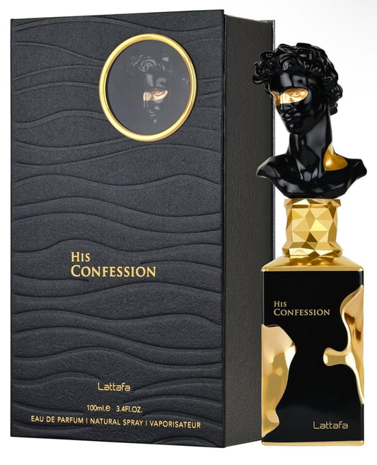 His confession by lattafa  -PROMO MAYOREO 3.4FL.OZ 100ML