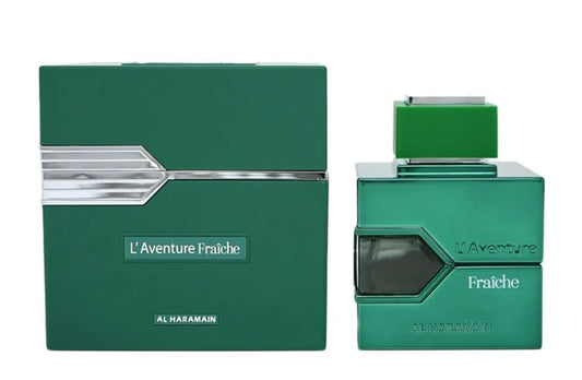 AL HARAMAIN L'AVENTURE FRAICHE MEN EXTRAIT DE PARFUM PRE-ORDEN $85 RETAIL 3.4 FL.OZ 100ML