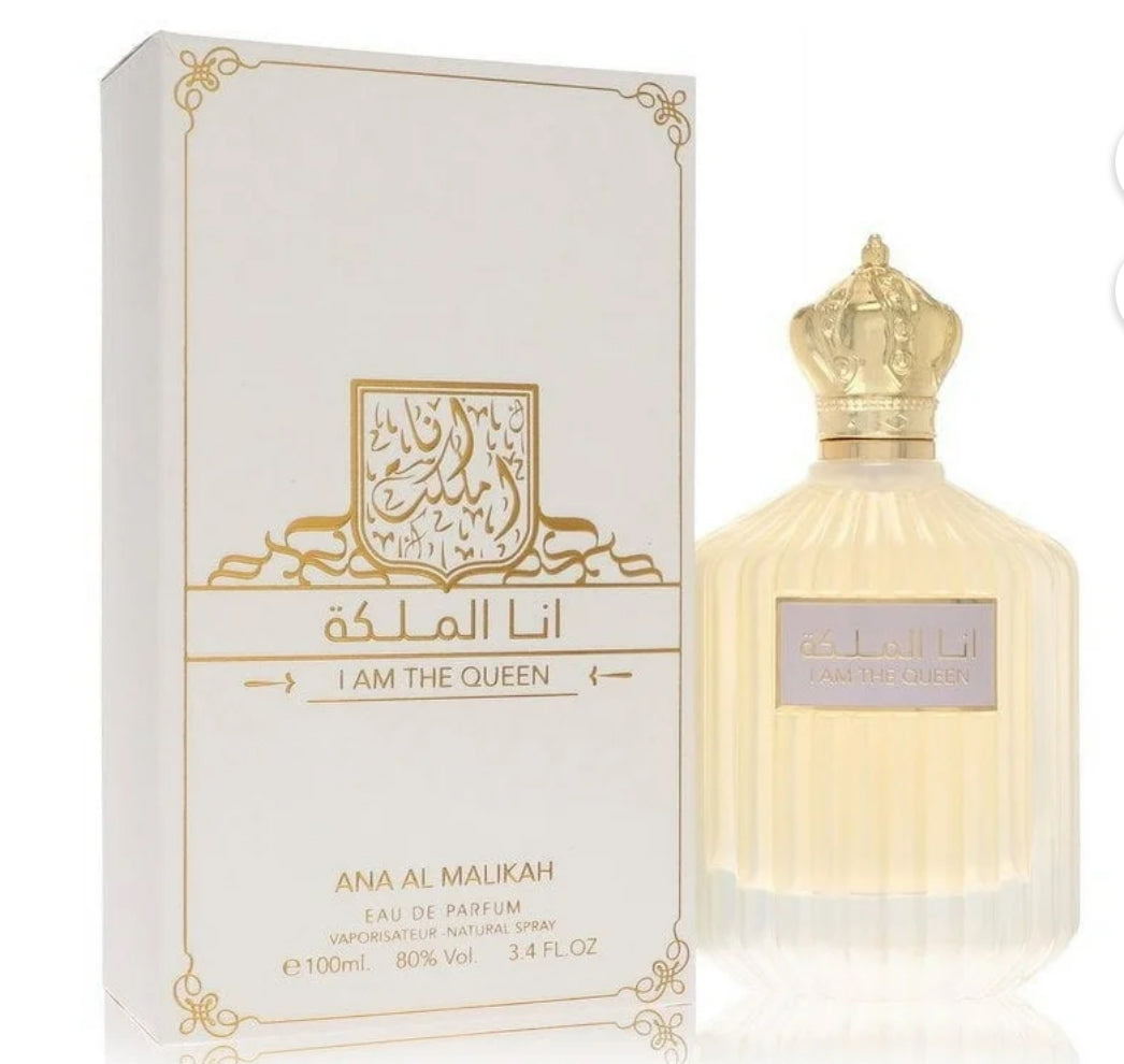 ARD AL ZAAFARAN ANA AL MALIKAH IAM THE QUEEN WOMEN PRE-ORDENPROMO ENVIO GRATIS APARTIR DE  $85 RETAIL 3.4 FL.OZ 100ML