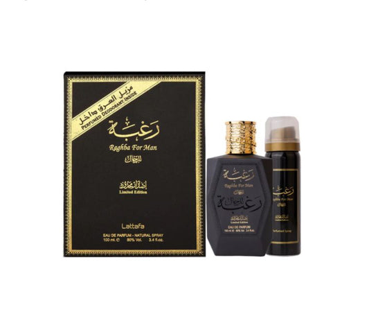 Raghba 2piezas for men By lattafa 100 ml