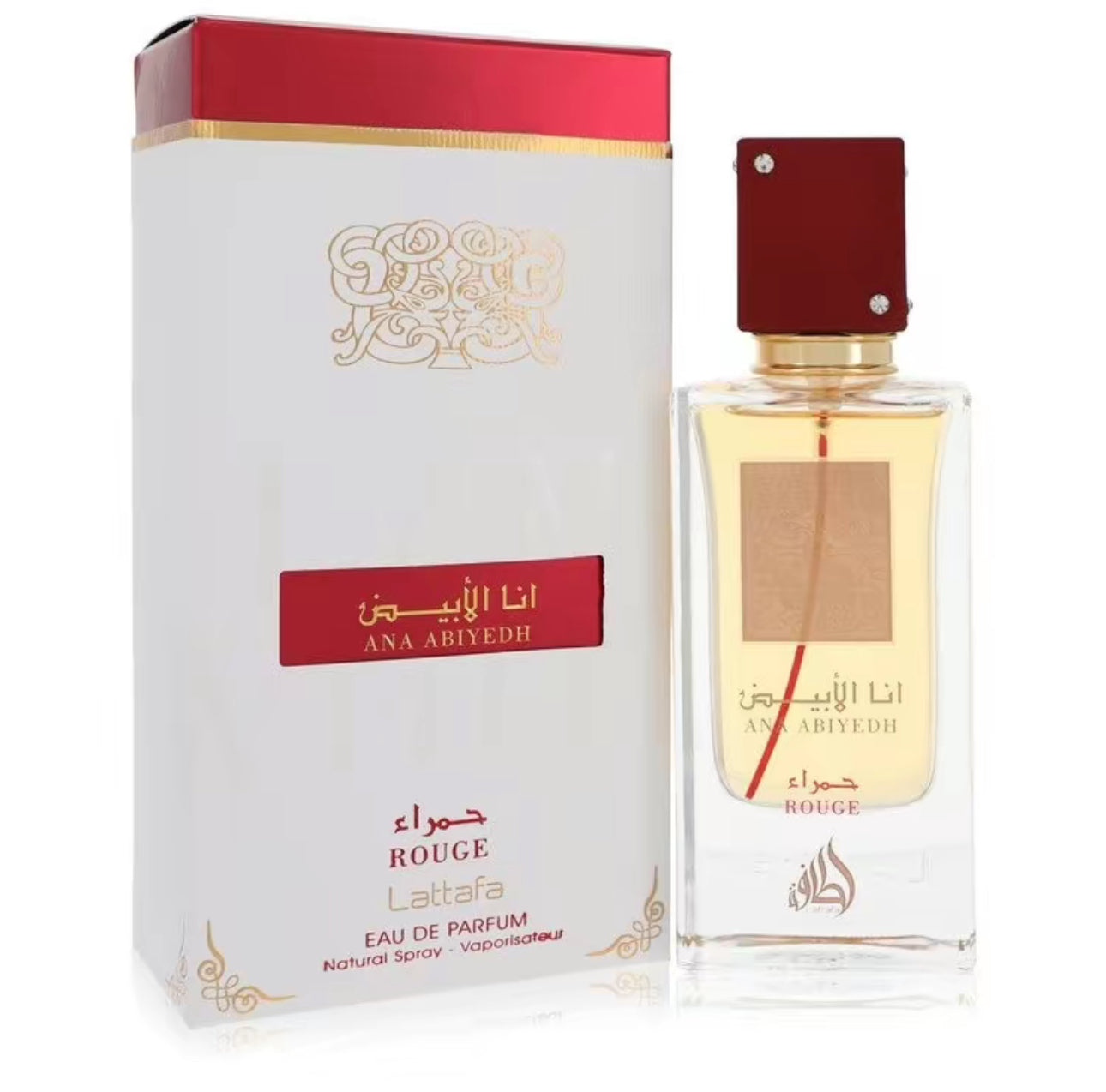 ANA ABYEDH I AM WHITE ROUGE FOR UNISEX BY LATTAFA-PROMO ENVIO GRATIS APARTIR DE  $85 RETAIL   2.7FL.OZ 60 ML