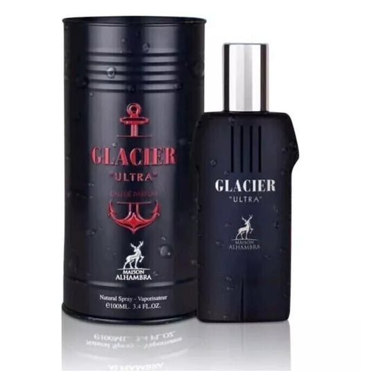 GLACIER ULTRA FOR MEN BY MAISON ALHAMBRA /FABRICADO POR LATTAFA/ ENVIO GRATIS APARTIR DE  $85 RETAIL 3.4FL.OZ 100ML