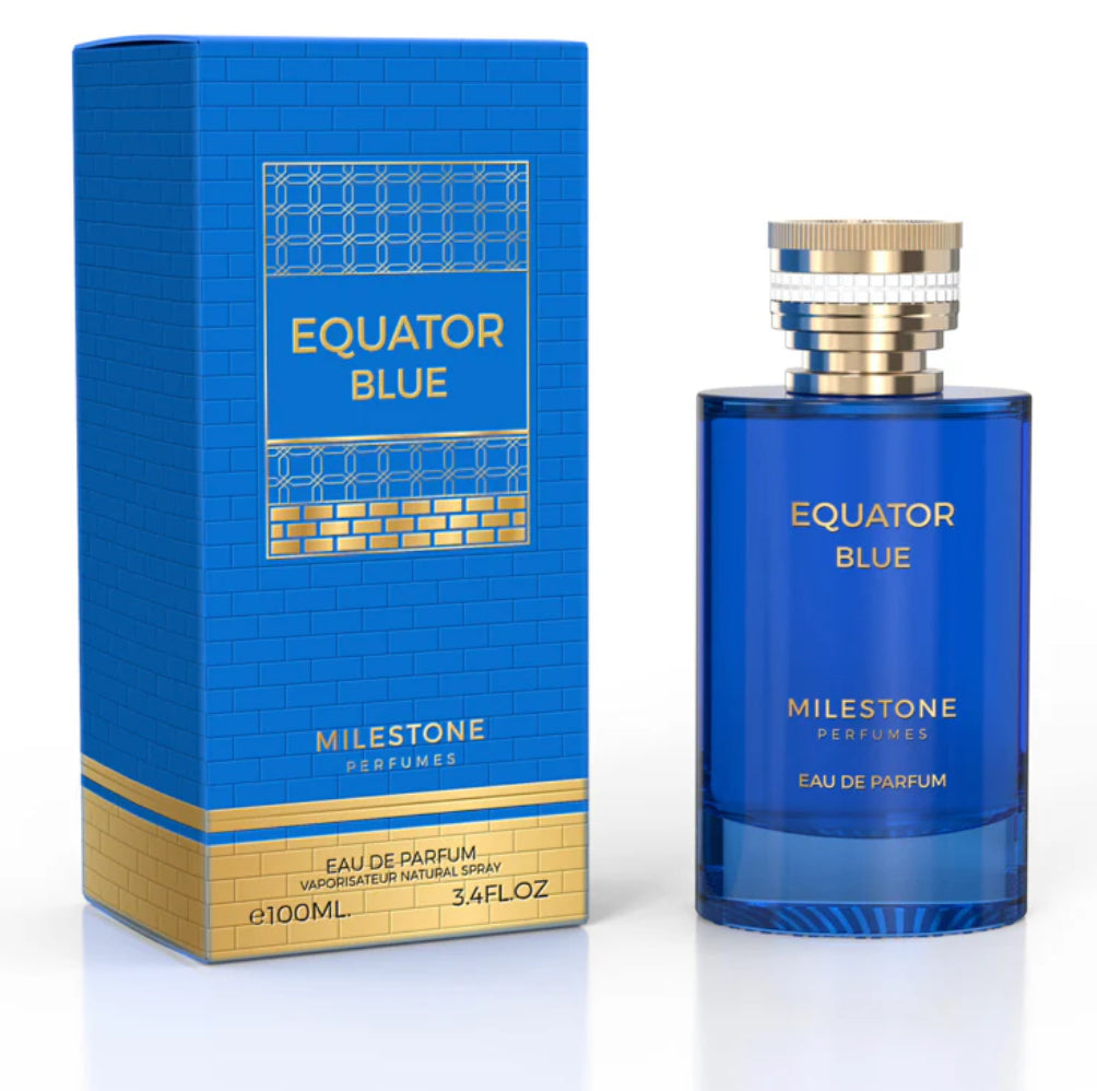 EQUATOR BLUE BY MILESTONE-  3.4FL.OZ 100ML