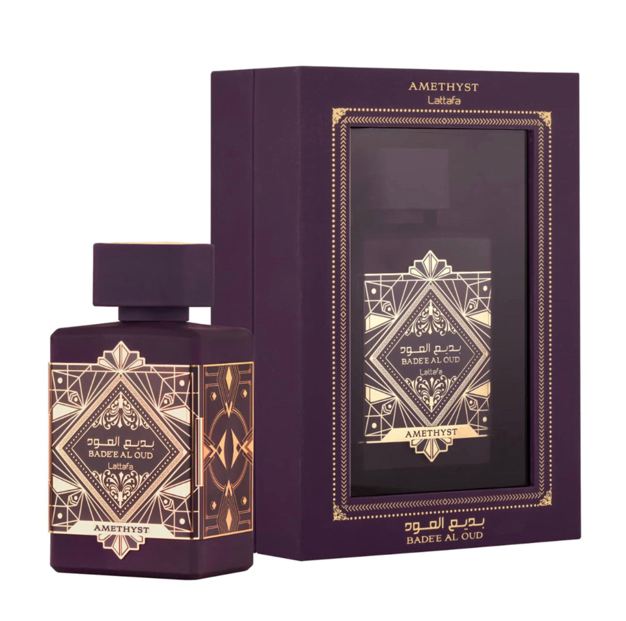 BADE'E AMETHYST BY LATTAFA PRIDE -PROMO ENVIO GRATIS APARTIR DE  $85 RETAIL   3.4FL.OZ 100ML