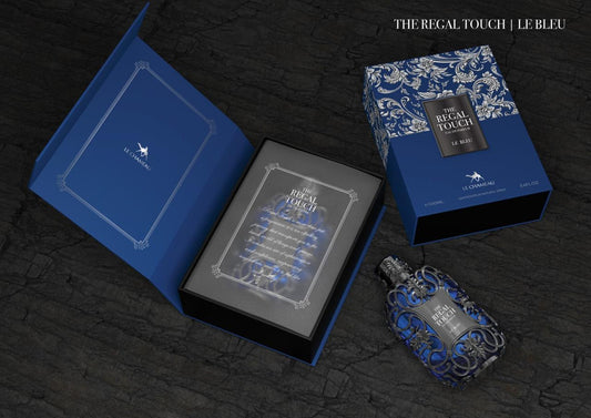 THE REGAL THOUCH LE BLUE FOR MEN BY LECHAMEAU  3.4FL.OZ 100ML