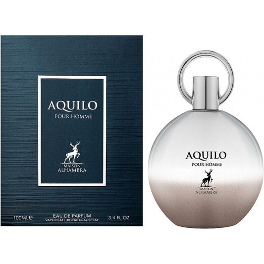 AQUILO POUR HOMME BY MAISON ALHAMBRA /FABRICADO POR LATTAFA ENVIO GRATIS APARTIR DE $85 RETAIL 3.4FL.OZ 100ML