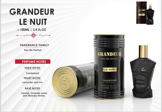 GRANDEUR LE NUIT - MILLESTONE -PROMO ENVIO GRATIS APARTIR DE $85 RETAIL 3.4FL.100ML