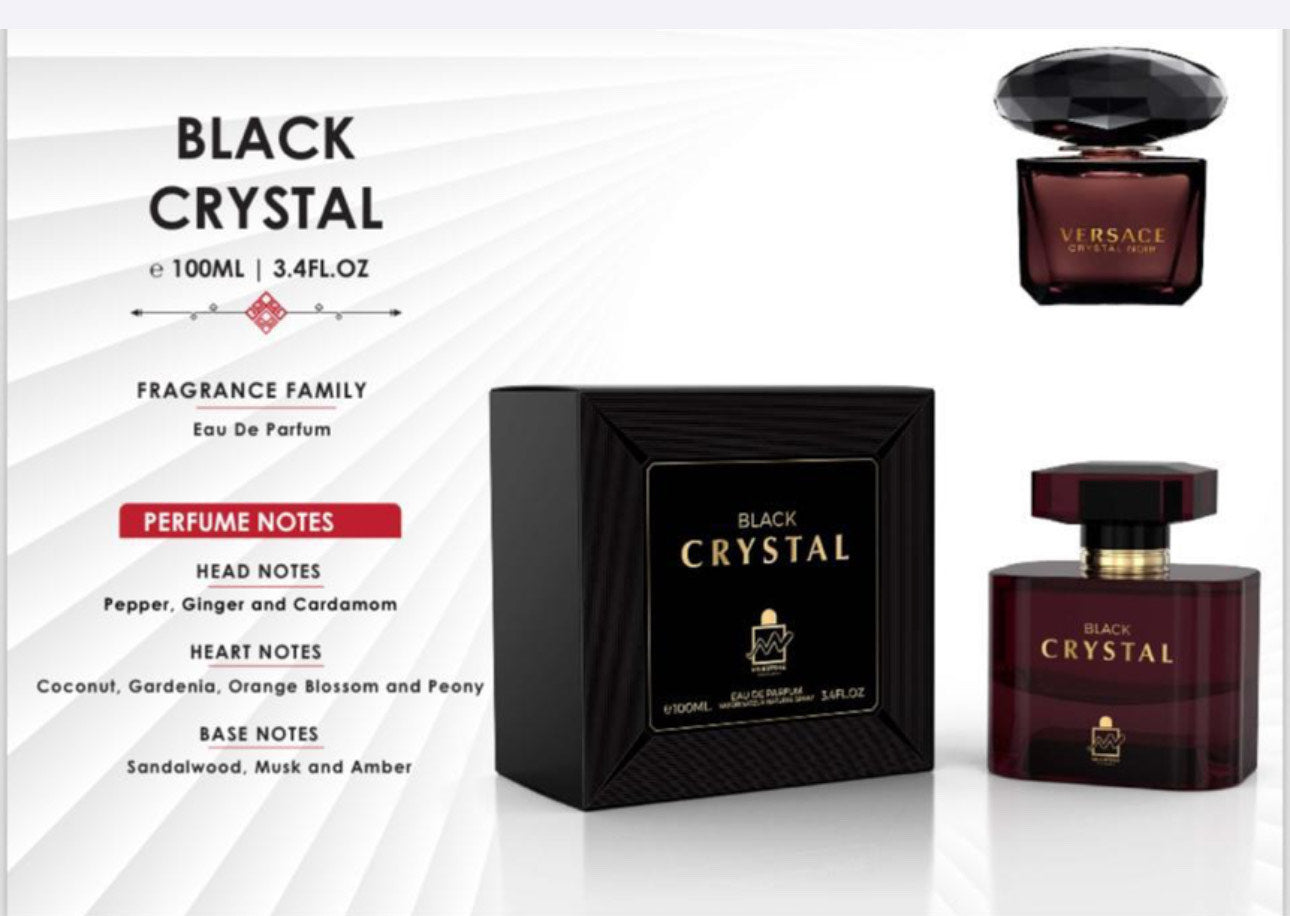 BLACK CRYSTAL -BY LE CHAMEAU PROMO ENVIO GRATIS APARTIR DE   $85 RETAIL 3.4FL.OZ 100ML