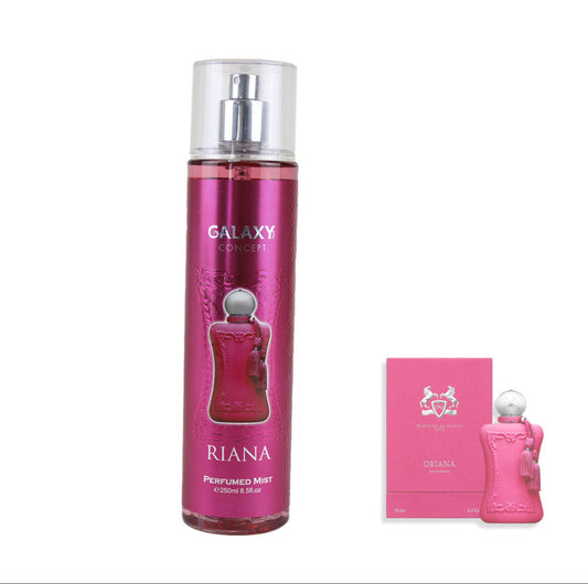 BODY MIST RIANA GALAXI -BY PROMO ENVIO GRATIS APARTIR DE   $85 RETAIL 9fl.oz  250 ML