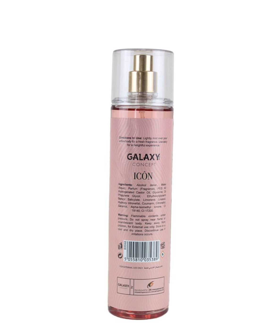 BODY MIST ICON GALAXI -COLONIA-BY PROMO ENVIO GRATIS APARTIR DE  $85 RETAIL  9FL.OZ 250 ML