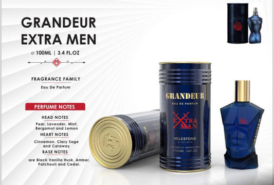 GRANDEUR EXTRA MEN MILLESTONE-PROMO ENVIO GRATIS APARTIR DE  $85 RETAIL 3.4FL.100ML