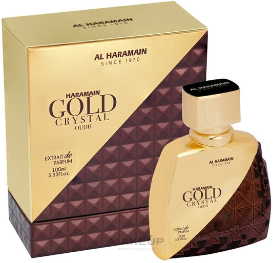 AL HARAMAIN GOLD CRYSTAL OUDH FOR MEN -PROMO ENVIO GRATIS APARTIR DE $85 RETAIL   3.33 OZ