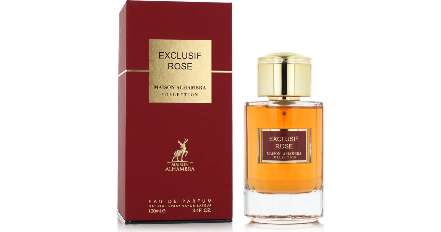 EXCLUSIF ROSE BY MAISON ALHAMBRA /FABRICADO POR LATTAFA/ ENVIO GRATIS APARTIR DE   $85 RETAIL  3.4FL.OZ 100ML