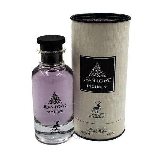 JEAN LOWE MATIERE BY MAISON ALHAMBRA /FABRICADO POR LATTAFA/ ENVIO GRATIS APARTIR DE $85 RETAIL  3.4FL.OZ 100ML