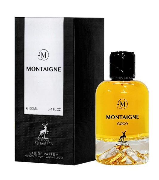 MONTAIGNE COCO BY MAISON ALHAMBRA /FABRICADO POR LATTAFA/  3.4FL.OZ 100ML