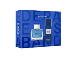 SET ANTONIO BANDERAS BLUE SEDUCTION  MEN ( 2 PC )3.4 OZ  EDT / 5.1 OZ  DEO SP