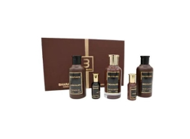 SET BHARARA CHOCOLATE UNISEX ( 5 PC )  3.4 OZ EDP SP / 6.7 OZ BL / 6.7 OZ SG /0.34