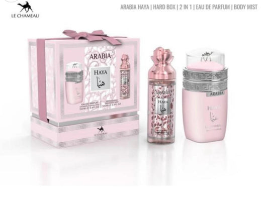 SET ARABIA HAYA BY LE CHAMEAU 3.4FL.OZ 100ML