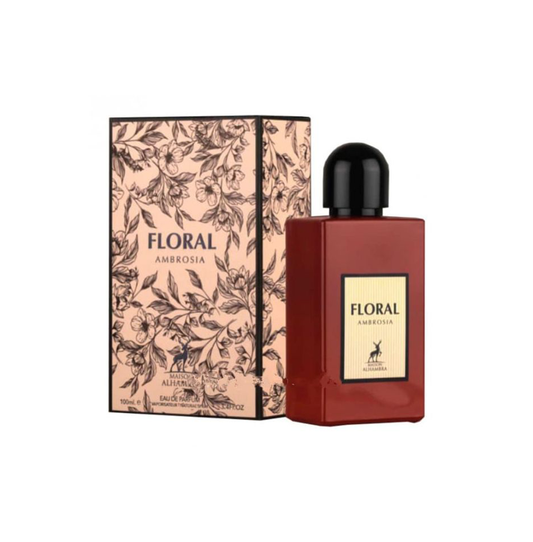 FLORAL AMBROSIA BY MAISON ALHAMBRA /FABRICADO POR LATTAFA ENVIO GRATIS APARTIR DE $85 RETAIL  3.4FL.OZ 100ML